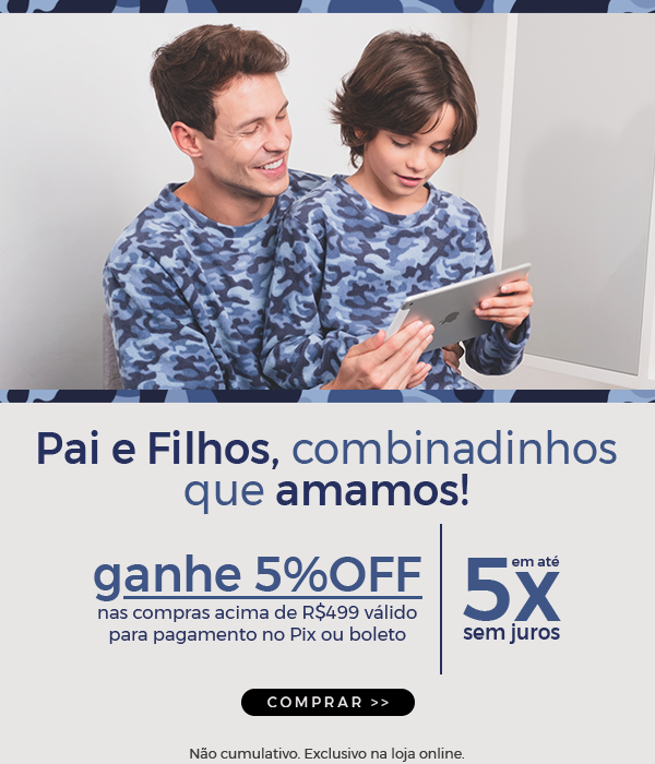 Pai e Filhos - Pijamas Combinadinhos - MOBILE